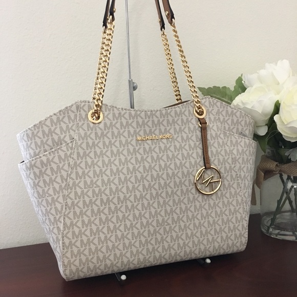 Last one✨Michael Kors jet set large chain tote - Picture 3 of 8